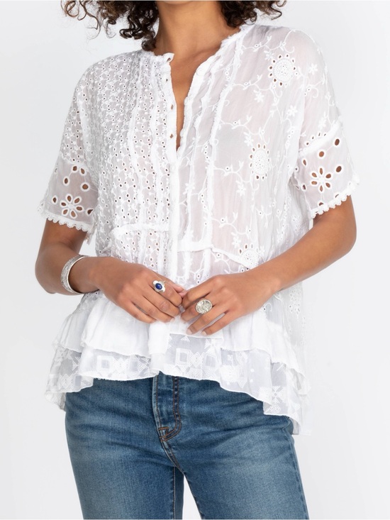 Johnny Was Tops - Johnny Was Hyacinth Blouse